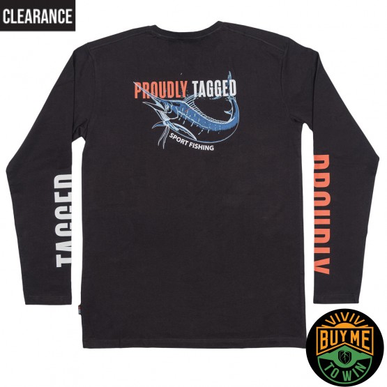 Men's Proudly Tagged Long Sleeve Tee